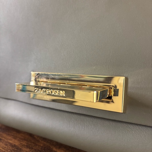 Zac Posen Eartha Top Handle Leather Crossbody Moss Green - Picture 9 of 15